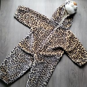 Kids leopard costume with hood